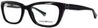 Emporio Armani EA3058 5017 53mm Vollrand Brillenfassung - Schwarz Kunststoff für Damen und Herr