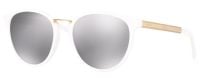 Versace Sonnenbrille VE4366 401/6G 54mm - Gold Weiß Panto Damen - UV Schutz verspiegelt