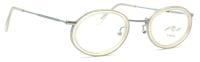 Vintage Vienna Oval Sonnenbrille Unisex 140mm - Transparent Silber - UV Schutz