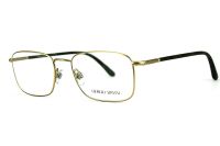 Giorgio Armani Herren Brillenfassung AR5023 3002 52mm - Gold Vollrand - Havana Braun
