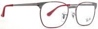 Ray-Ban Kinderbrille RB1051 4053 49mm silber rot quadratisch 2 7