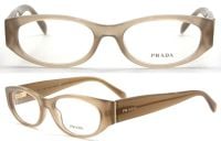 Prada PR03PV MAR-1O1 Brillenfassung 51mm - Damen - Beige Kunststoff