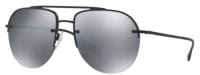 Prada Sport Herren Sonnenbrille PS53SS DG0-5L0 59mm - Schwarz Matt, Silber Verspiegelt