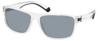 Polaroid Sonnenbrille PLD 2121/S MNGEX 58mm - Polarisiert, Transparenter Rahmen - für Damen und Herr