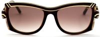 Cazal Damen Sonnenbrille CZ8016 002 59mm - Braun Gold Khaki gemustert - UV-Schutz