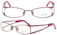 Ray-Ban Kinder Brillenfassung RX1015T 3021 46mm rot Metall Vollrand 139 56