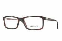 Versace VE3171 989 53mm Damen Brillenfassung - Kunststoff Vollrand in Havana Rot