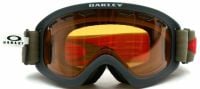 Oakley Skibrille OO7048-12 Persimmon O Frame 2.0 XS Iron dune grau matt SK1 6