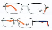 Ray-Ban Kinder Brillenfassung RX1033 4011 47mm Silber Meatll Vollrand 99 2