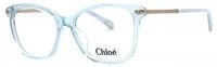 Chloé Mädchen Brillenfassung CE3623 969 49mm - Gold Blau Transparent - Mit Etui