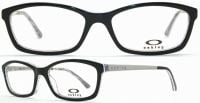 Oakley Unisex Brillenfassung OX1089-0153 53mm - Schwarz Silber Vollrand