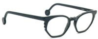 l.a. Eyeworks Vintage Brillenfassung RANO 101 schwarz Kunststoff Vollrand 124 6