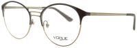 Vogue Brillenfassung VO4043 997 51mm - Panto Kunststoff Braun Gold Vollrand - Unisex