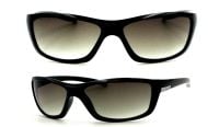 Kappa Damen Sonnenbrille Verona 0714 62mm - Schwarz Kunststoff Vollrand - Grün mit Verlauf