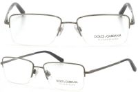 Dolce&Gabbana Brillenfassung DG1228-T 1155 54mm silber Metall Halbrand 134 80